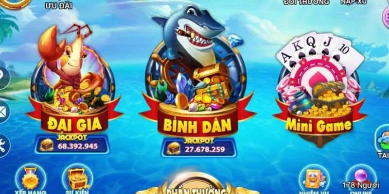 Khám phá các loại jackpot hấp dẫn trong trò chơi bắn cá jackpot